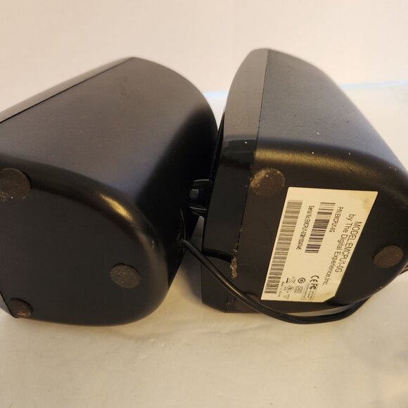 USB-Powered Computer Speakers By The Digital Experience Inc. Model EMCPU1-0G Bla - Picture 4 of 5